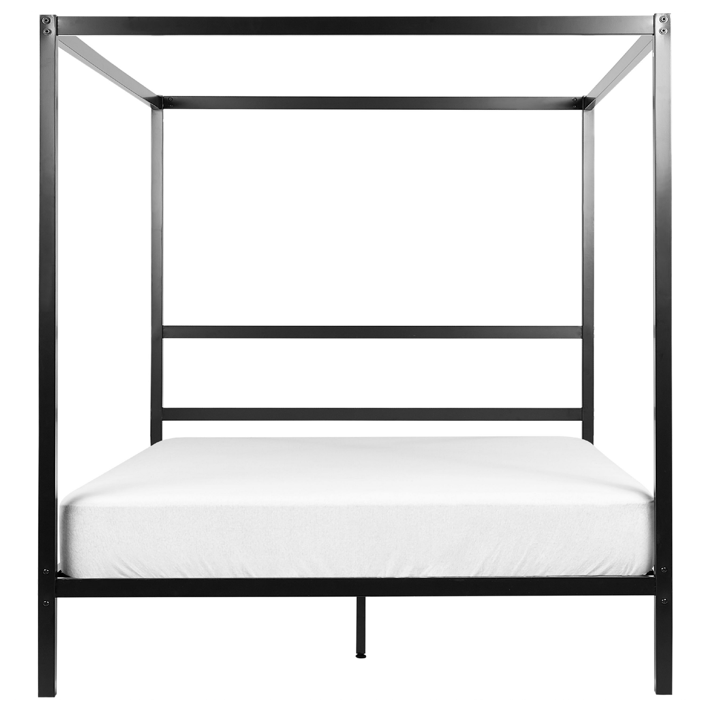 Himmelbett Metall LESTARDS 160 x 200 cm Schwarz