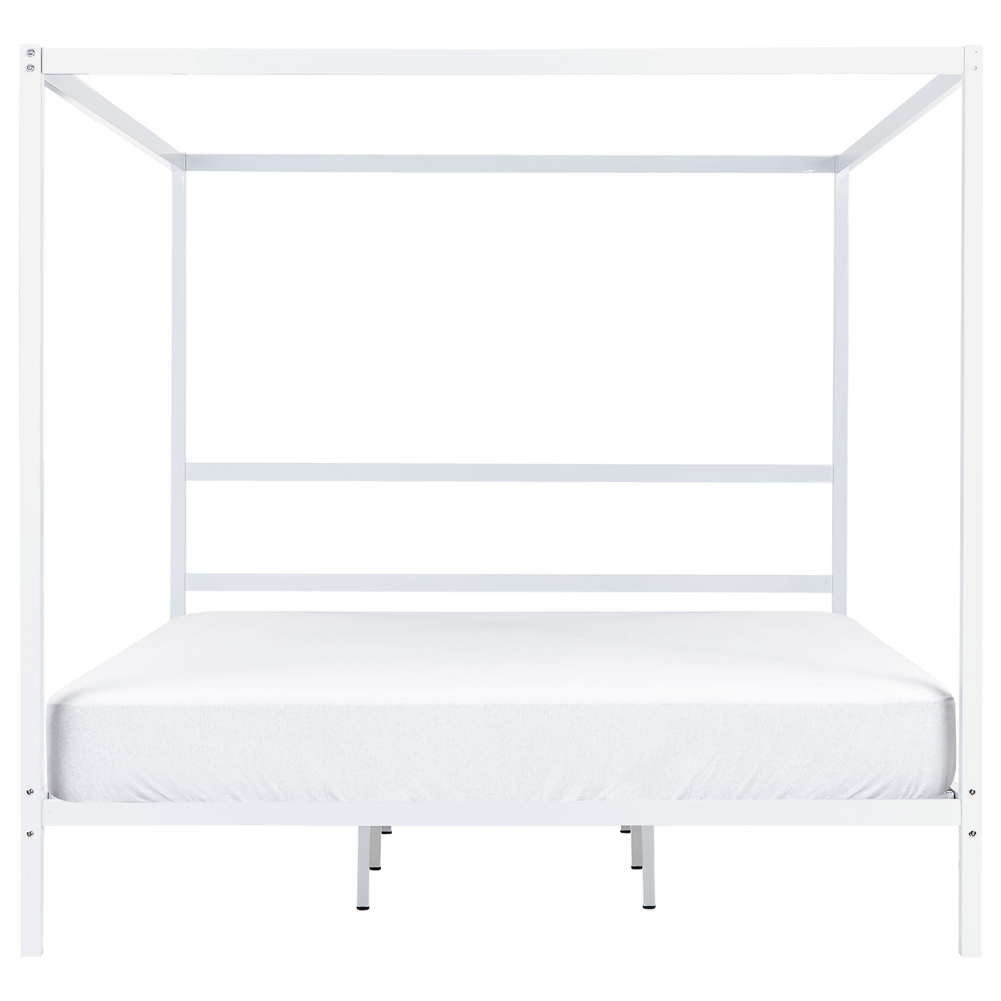 Himmelbett Metall LESTARDS 180 x 200 cm Weiss