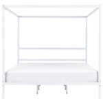 Himmelbett Metall LESTARDS 180 x 200 cm Weiss
