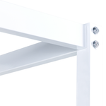 Himmelbett Metall LESTARDS 180 x 200 cm Weiss