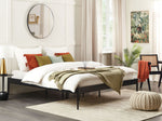 Bett mit Lattenrost Metall VAURS 180 x 200 cm Schwarz