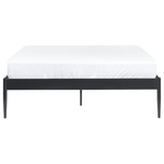 Bett mit Lattenrost Metall VAURS 140 x 200 cm Schwarz