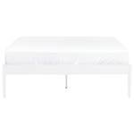 Bett mit Lattenrost Metall VAURS 140 x 200 cm Weiss
