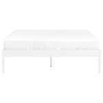 Bett mit Lattenrost Metall VAURS 160 x 200 cm Weiss