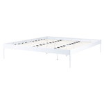Bett mit Lattenrost Metall VAURS 180 x 200 cm Weiss