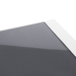 Gartentisch BACOLI 210 cm 90 cm Glas Cremeweiss