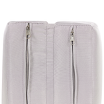 Gartenliege Rattan grau OSINI