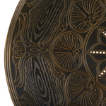 Gartenmöbel Set 4-Sitzer SAPRI mit Schirm (16 Optionen) Metall Dunkelbraun