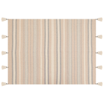Kuscheldecke YARSELI Baumwolle 130 x 170 cm Beige