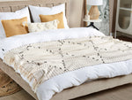 Kuscheldecke ULUYOL Baumwolle 130 x 170 cm Beige