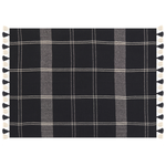 Kuscheldecke KULAC Baumwolle 130 x 170 cm Schwarz