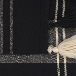 Kuscheldecke KULAC Baumwolle 130 x 170 cm Schwarz