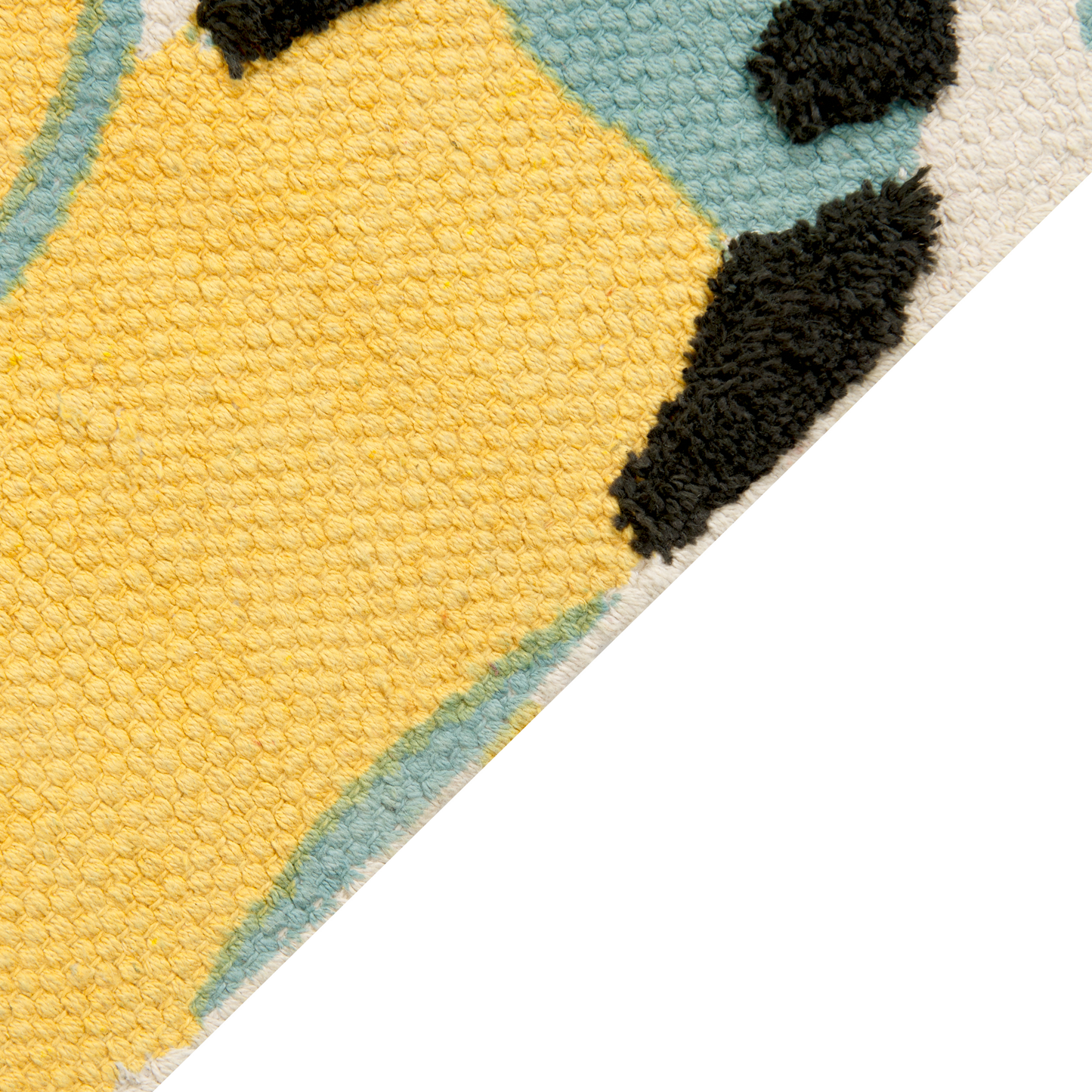 Kinderteppich Baumwolle mehrfarbig 80 x 150 cm Tiermotiv TUTUT