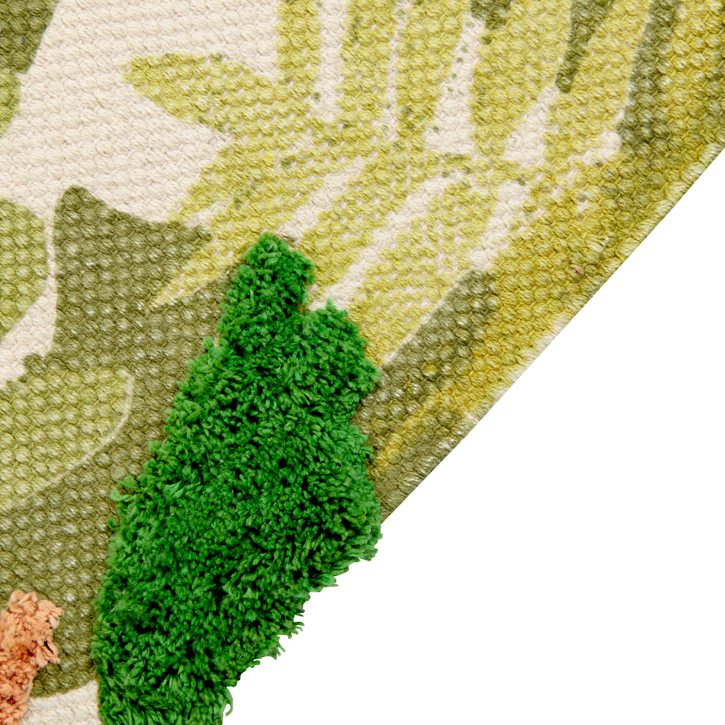 Kinderteppich Baumwolle mehrfarbig 80 x 150 cm Dschungelmotiv JANHTO