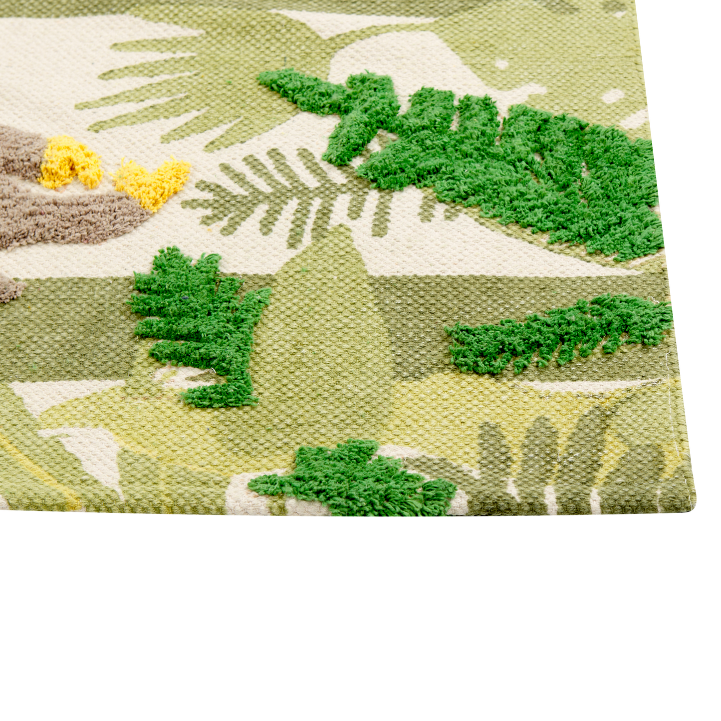 Kinderteppich Baumwolle mehrfarbig 80 x 150 cm Dschungelmotiv JANHTO