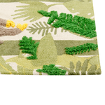 Kinderteppich Baumwolle mehrfarbig 80 x 150 cm Dschungelmotiv JANHTO