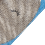 Kinderteppich Baumwolle blau 80 x 150 cm Wal-Motiv BALABANG