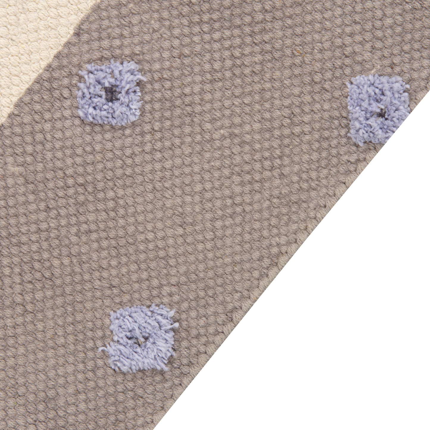 Kinderteppich Baumwolle braun 80 x 150 cm Lama-Motiv LUBUK