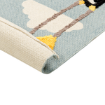 Kinderteppich Baumwolle mehrfarbig 80 x 150 cm Eisbär-Motiv BARUS