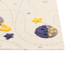 Kinderteppich Baumwolle mehrfarbig 80 x 150 cm Planeten LANGSA