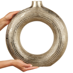 Dekovase COMAL Metall 40 cm Gold