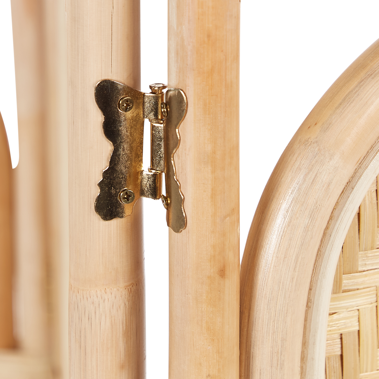 Raumteiler 3-teilig CARPI Naturfarben 166 cm 180 cm