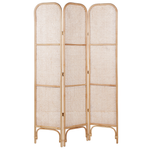 Raumteiler 3-teilig POTENZA Naturfarben 105 cm 180 cm