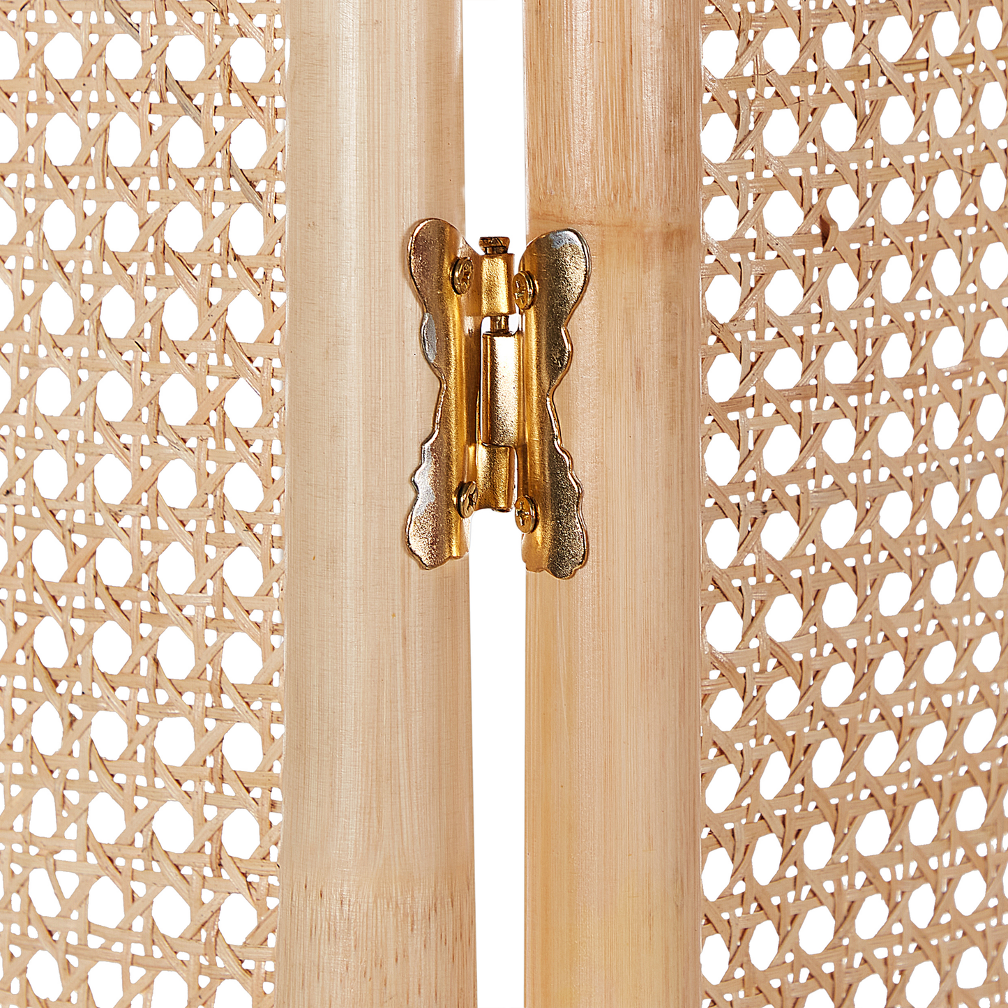 Raumteiler 3-teilig POTENZA Naturfarben 105 cm 180 cm