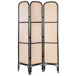 Raumteiler 3-teilig POTENZA Hellbraun 105 cm 180 cm