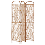 Raumteiler 3-teilig COSENZA Hellbraun 106 cm 180 cm