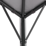 Pavillon VOMERO Metall 305 cm 305 cm Grau