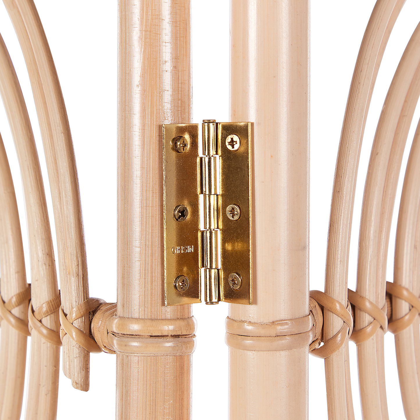 Raumteiler 3-teilig ALTAMURA Hellbraun 117 cm 180 cm