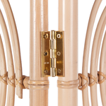 Raumteiler 3-teilig ALTAMURA Hellbraun 117 cm 180 cm