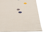 Kinderteppich Baumwolle beige 80 x 150 cm Tiermuster SINGKIL