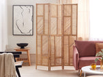 Raumteiler 3-teilig LAMEZIA Hellbraun 117 cm 180 cm