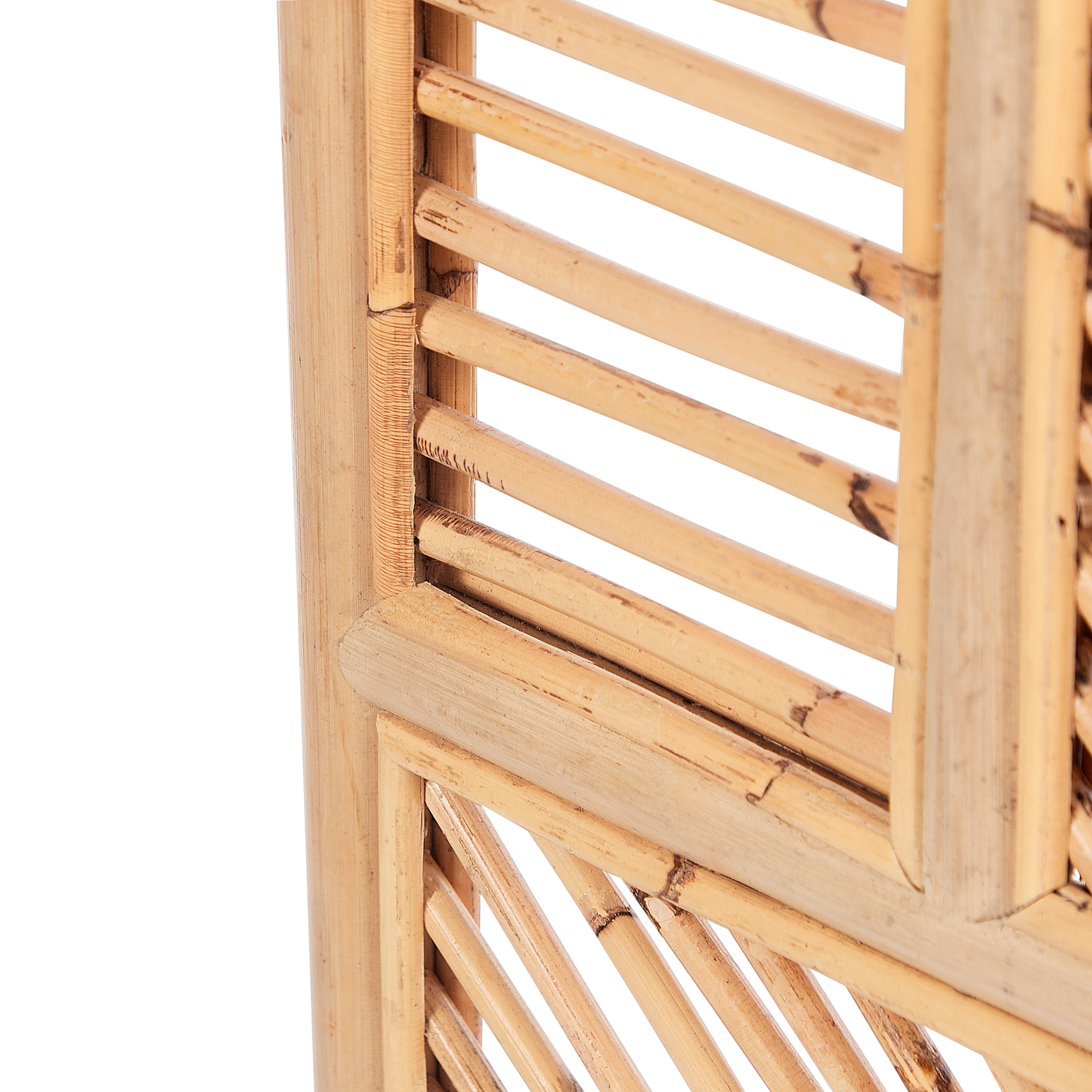 Raumteiler 3-teilig LAMEZIA Hellbraun 117 cm 180 cm