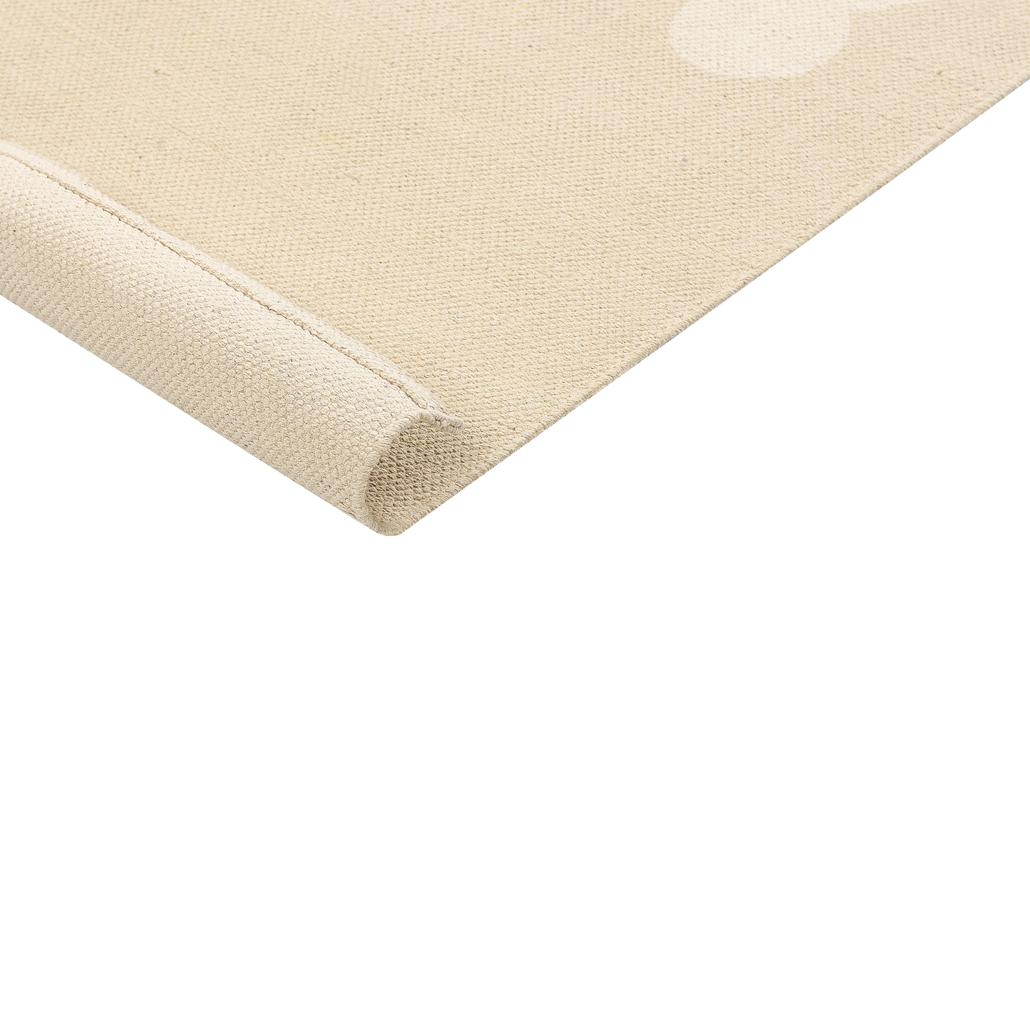 Kinderteppich Baumwolle beige 80 x 150 cm Bärenmotiv SIMAU