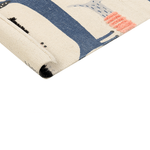 Kinderteppich Baumwolle mehrfarbig 80 x 150 cm Hund-Motiv Kurzflor TEMIAJ