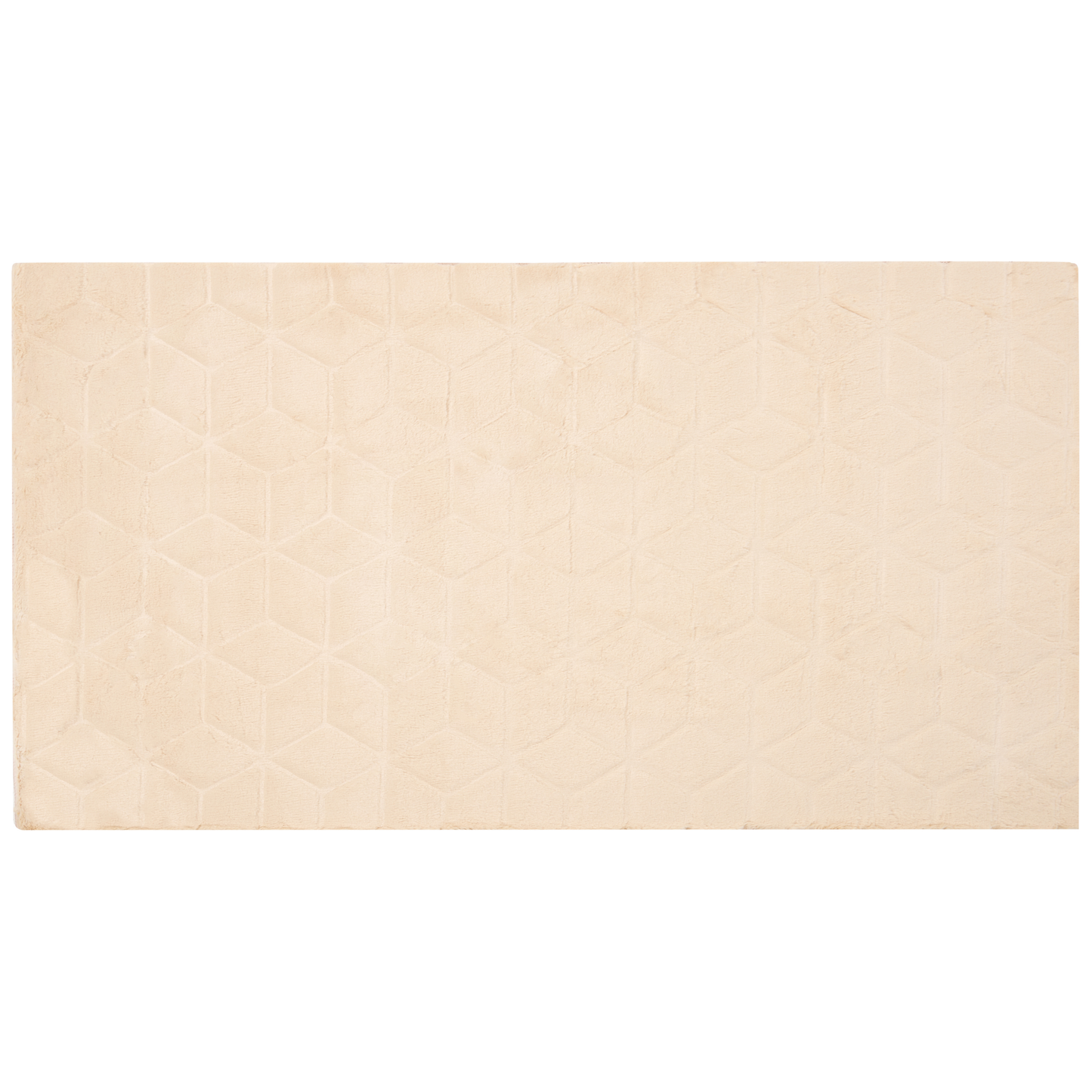 Kunstfellteppich Kaninchen beige 80 x 150 cm Shaggy THATTA