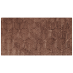 Kunstfellteppich Kaninchen braun 80 x 150 cm Shaggy THATTA