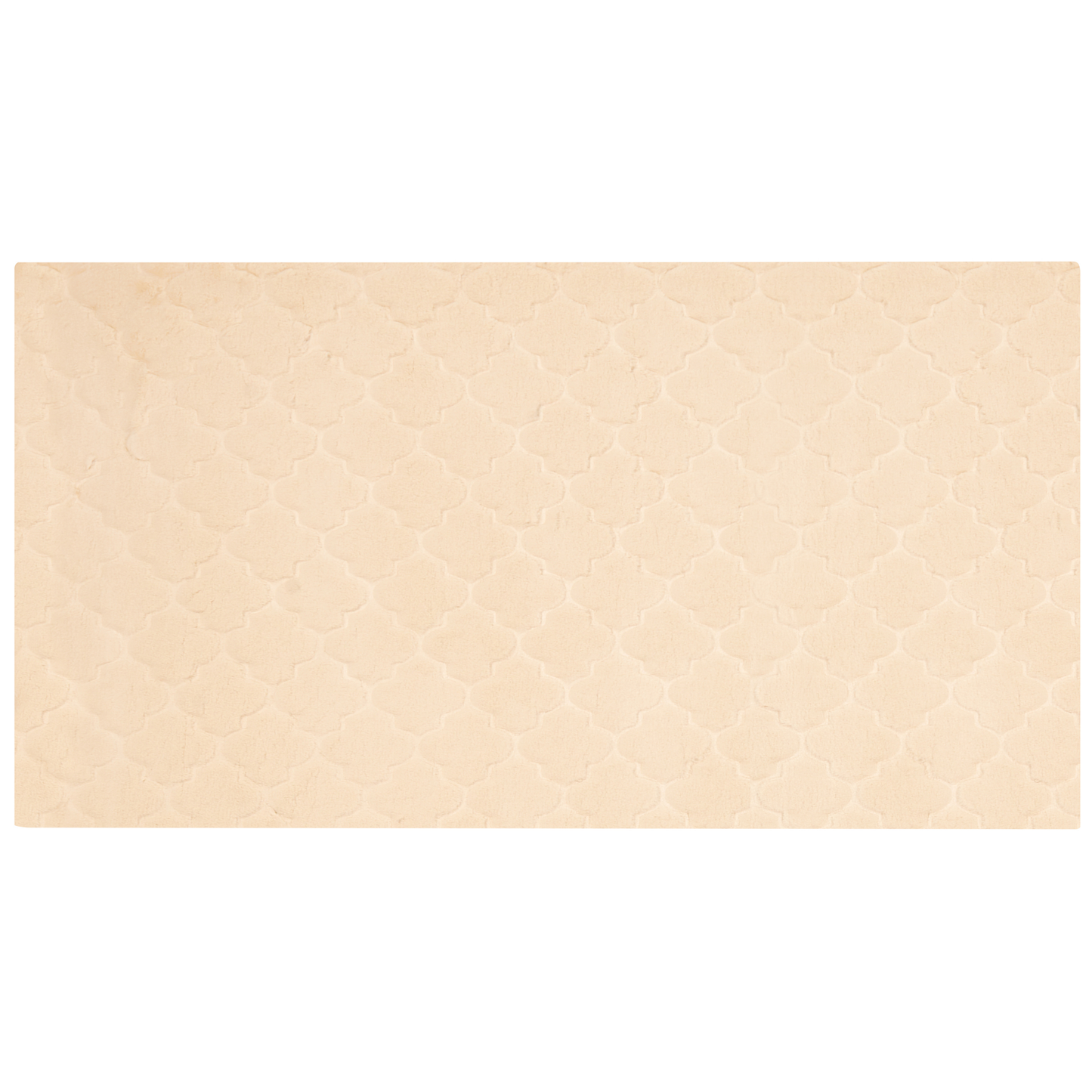 Kunstfellteppich Kaninchen beige 80 x 150 cm Shaggy GHARO