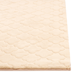 Kunstfellteppich Kaninchen beige 160 x 230 cm Shaggy GHARO