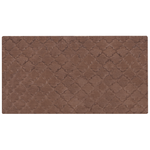 Kunstfellteppich Kaninchen braun 80 x 150 cm Shaggy GHARO