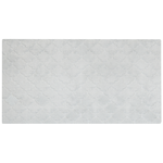 Kunstfellteppich Kaninchen hellgrau 80 x 150 cm Shaggy GHARO