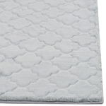 Kunstfellteppich Kaninchen hellgrau 160 x 230 cm Shaggy GHARO