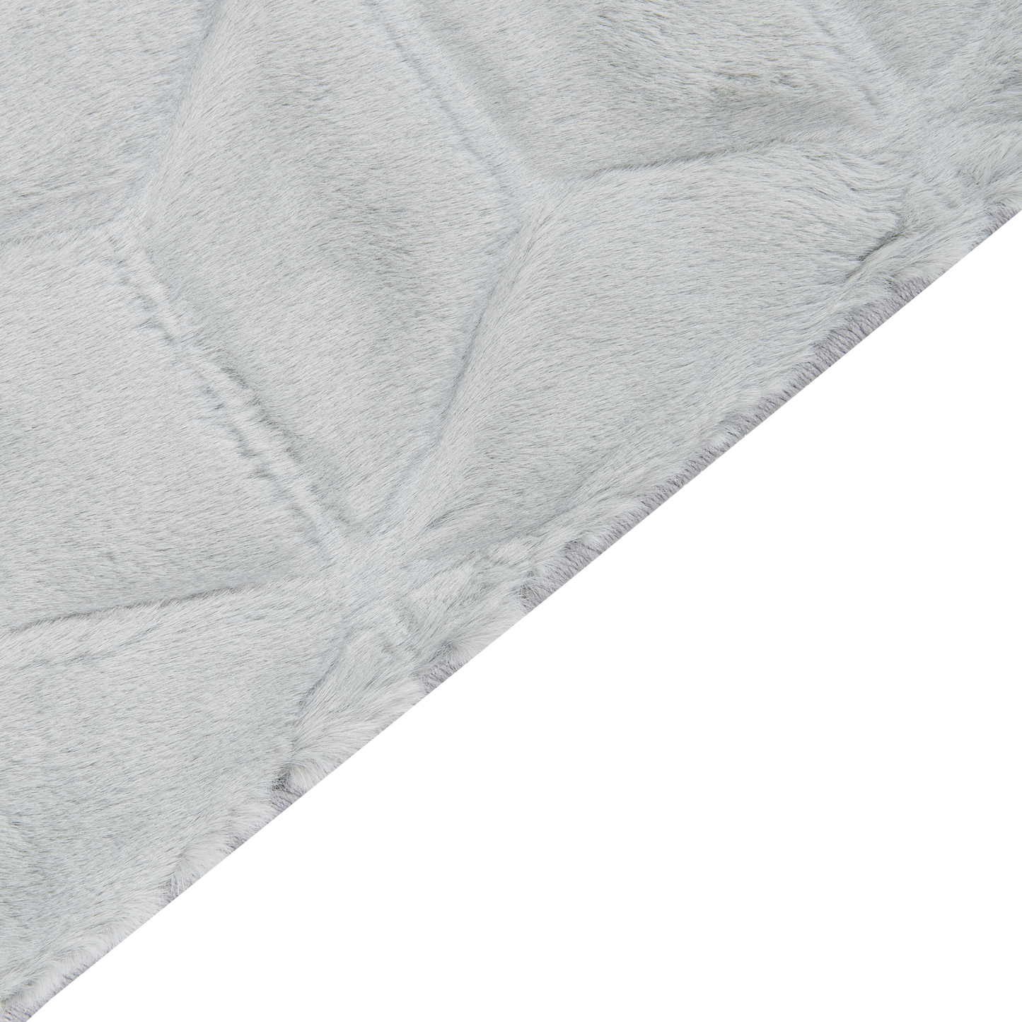 Kunstfellteppich Kaninchen mintgrau 160 x 230 cm Shaggy THATTA