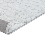 Kunstfellteppich Kaninchen mintgrau 160 x 230 cm Shaggy THATTA