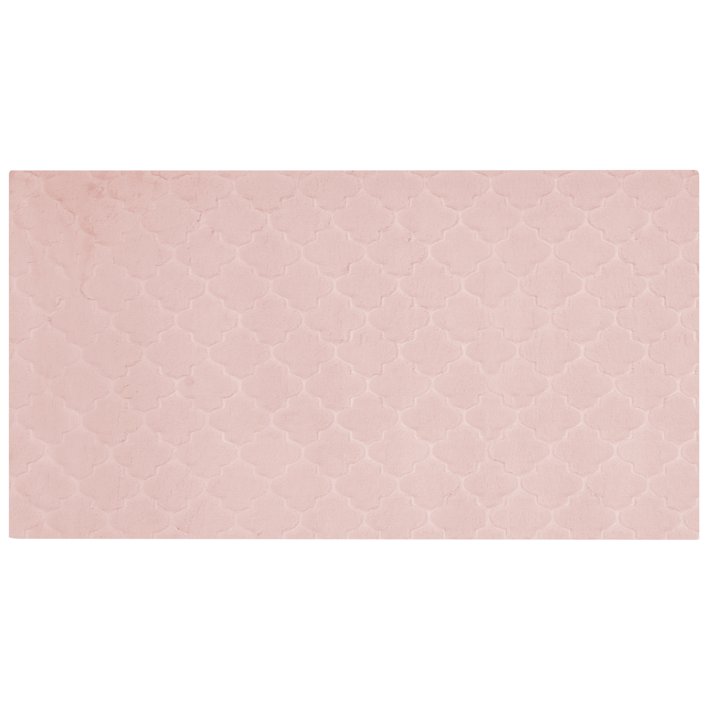 Kunstfellteppich Kaninchen rosa 80 x 150 cm Shaggy GHARO