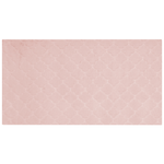 Kunstfellteppich Kaninchen rosa 80 x 150 cm Shaggy GHARO