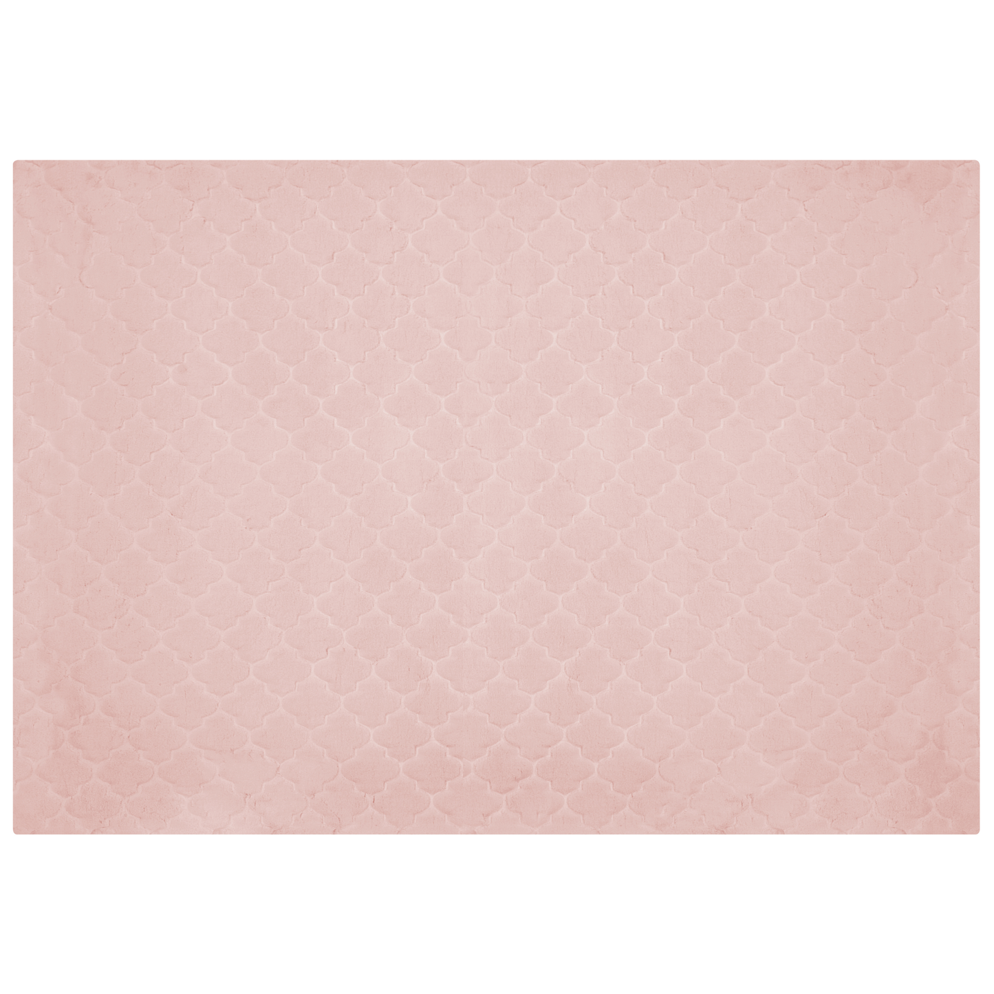 Kunstfellteppich Kaninchen rosa 160 x 230 cm Shaggy GHARO